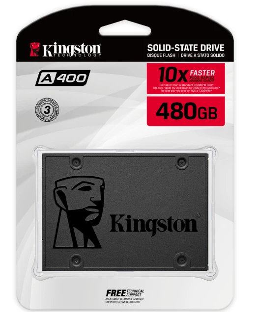 KINGSTON SSD SATA 2.5" 480GB TLC, SA400S37/480G 