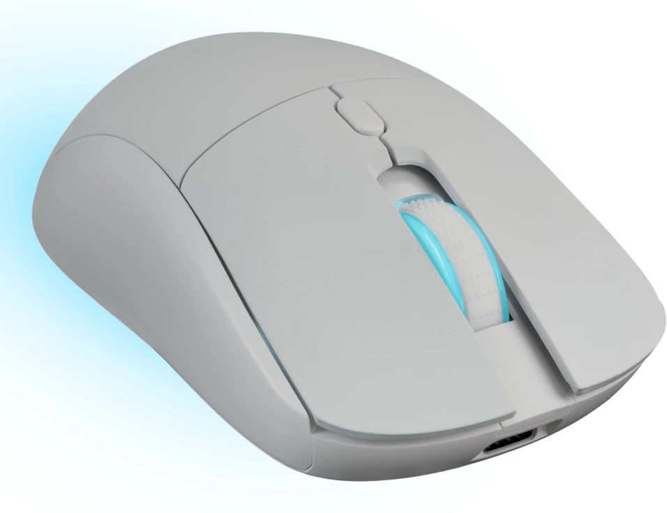 Klaviatūra Mars Gaming MCPWTKLWUS Klaviatūros ir pelės rinkinys RF belaidė + USB QWERTY US International / baltas