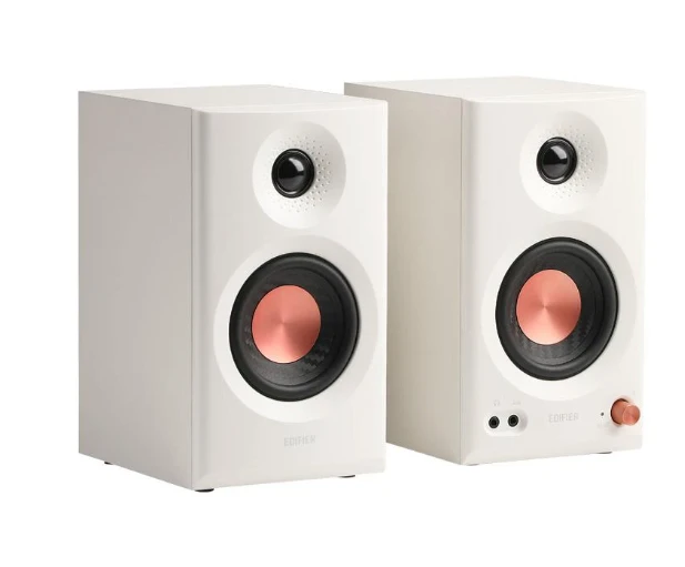 Kompiuterio kolonėlės Edifier | Powered Studio Monitorius Speakers | MR3 | 18 W | Bluetooth | Belaidė jungtis | 85 dB | Baltas