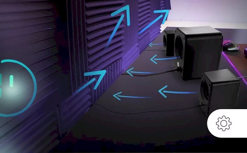 Kompiuterio kolonėlės Mars Gaming MSH21 Stereo system for PC 2.1 3D 35W / juodas