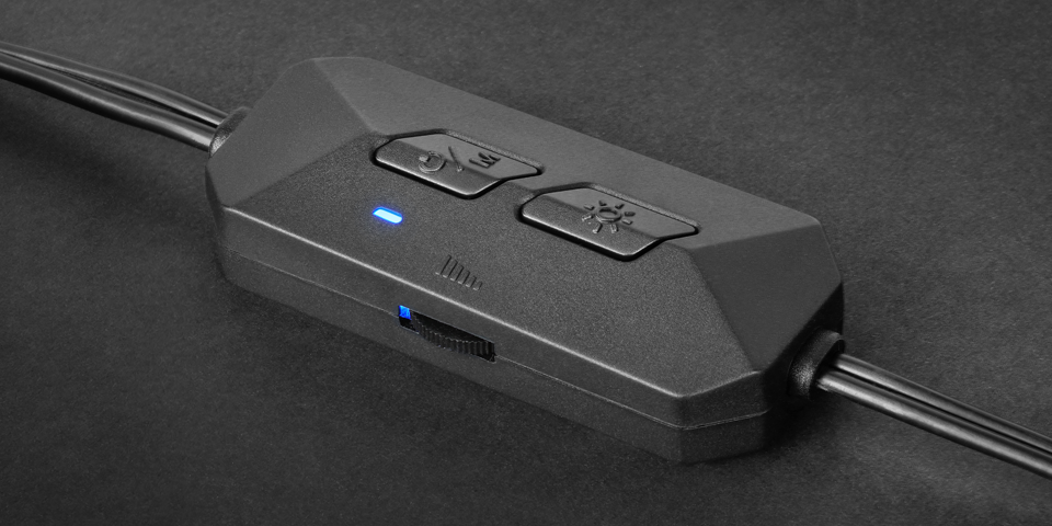 Kompiuterio kolonėlės „Mars Gaming MSOM“ USB DSP stereo garsiakalbiai kompiuteriui, 20 W / RGB / „Bluetooth 5.3“