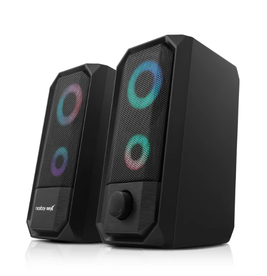 Kompiuterio kolonėlės Niceboy ORYX VOX 2.0 garsiakalbiai 12W / 3,5 mm lizdas / USB