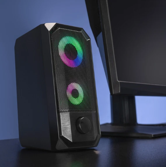 Kompiuterio kolonėlės Niceboy ORYX VOX 2.0 garsiakalbiai 12W / 3,5 mm lizdas / USB