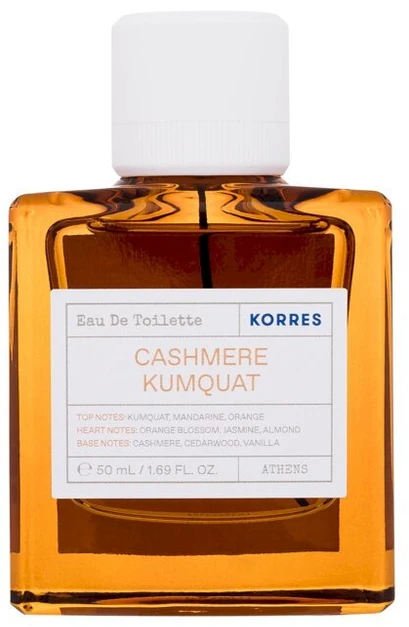 Korres Cashmere Kumquat EDT tualetinis vanduo Unisex, 50 ml