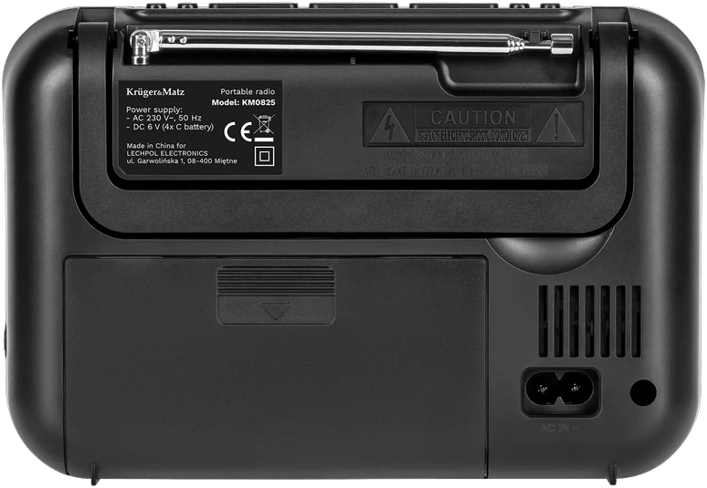 Kruger & Matz nešiojamas analoginis radijo modelis KM0825