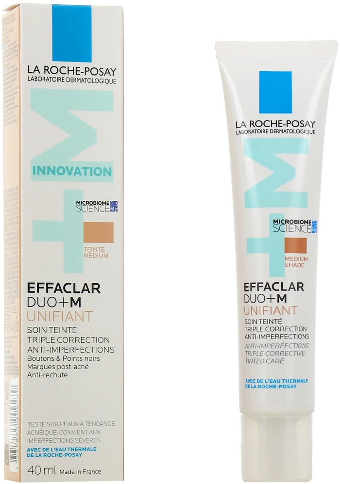 La Roche Posay Effaclar Duo Unifying Medium kremas veidui, 40 ml