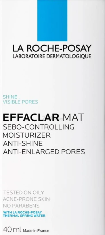 La Roche-Posay Effaclar Mat Veido drėkiklis riebiai ir probleminei odai, 40 ml