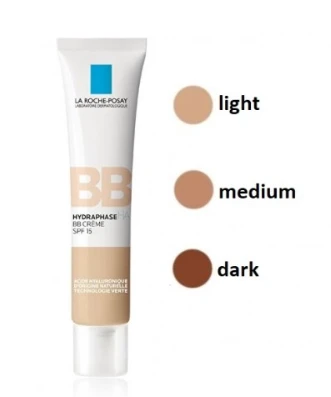 La Roche-Posay Hydraphase HA BB Kreminis SPF15 drėkinamasis BB kremas, atspalvis: Light, 40 ml