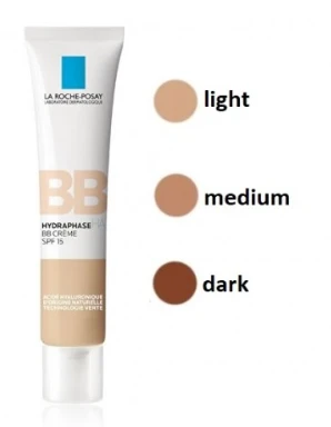 La Roche-Posay Hydraphase HA BB Cream SPF 15 drėkinamasis BB kremas, atspalvis: Medium, 40 ml
