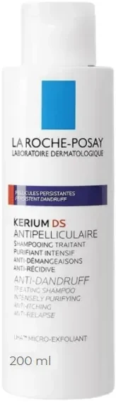 La Roche-Posay LRP Kerium DS Nuo pleiskanų Šampūnas šampūnas nuo pleiskanų, 200 ml