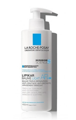 La Roche Posay Lipikar Baume Light AP+M trigubo poveikio losjonas sausai ir jautriai odai, 400 ml