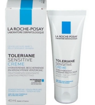 Prebiotinis drėkinamasis kremas La Roche Posay Toleriane Sensitive Rich Creme, 40 ml