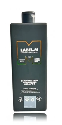 Label.m Diamond Dust maitininantis Šampūnas maitinantis šampūnas visų tipų plaukams, 300 ml
