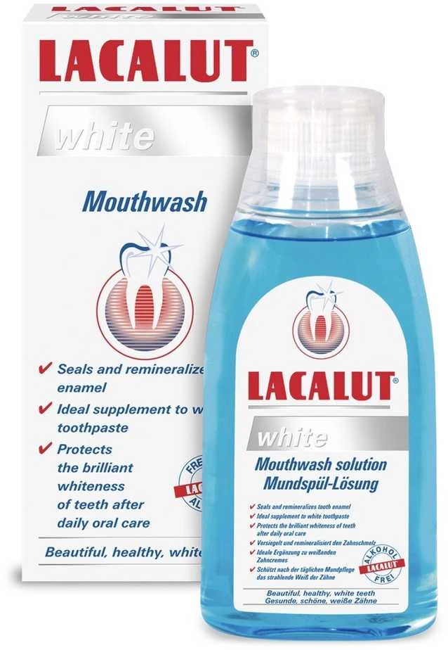 Lacalut Baltas burnos skalavimo skystis 300 ml