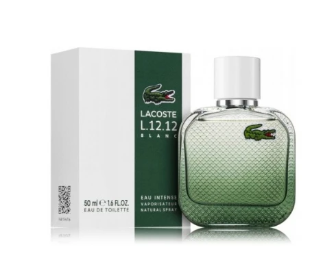 Lacoste Eau de Lacoste L.12.12 Blanc Eau Intense EDT tualetinis vanduo vyrams, 50 ml