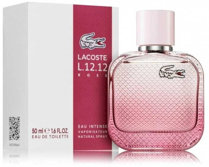 Lacoste Eau de Lacoste L.12.12 Rose Eau Intense EDT tualetinis vanduo moterims, 50 ml