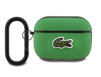 Lacoste Petit Pique Croc Logo Patch dėklas skirtas AirPods Pro 3 Žalias