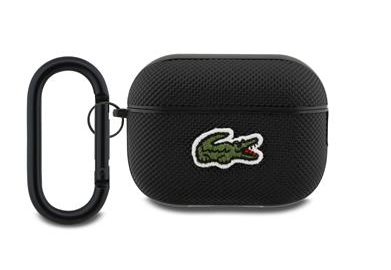 Lacoste Petit Pique Croc Logo Patch dėklas skirtas AirPods Pro 3 Juodas