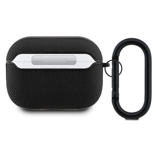 Lacoste Petit Pique Croc Logo Patch dėklas skirtas AirPods Pro 3 Juodas