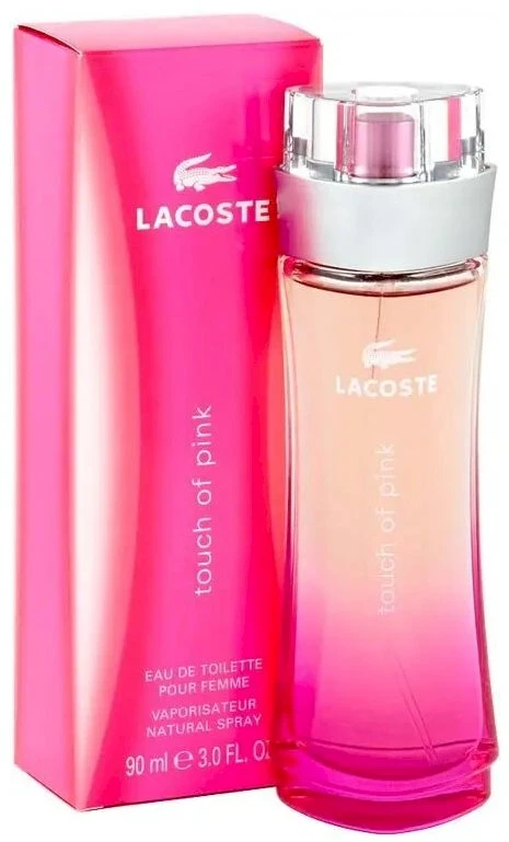 Lacoste Touch Of Rožinė Eau De Toilette Purškiklis, 90 ml