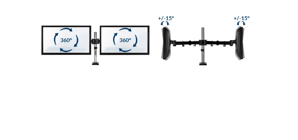 Laikiklis ARCTIC Z2 (Gen 3) 86,4 cm (34") Juoda