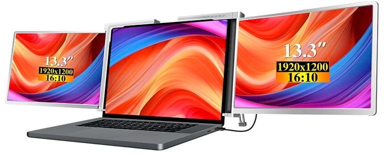 Monitorius „Extralink Smart Life S350 13,3“ | Nešiojamieji nešiojamųjų kompiuterių monitoriai | 2 monitoriai. IPS. 1920 x 1200