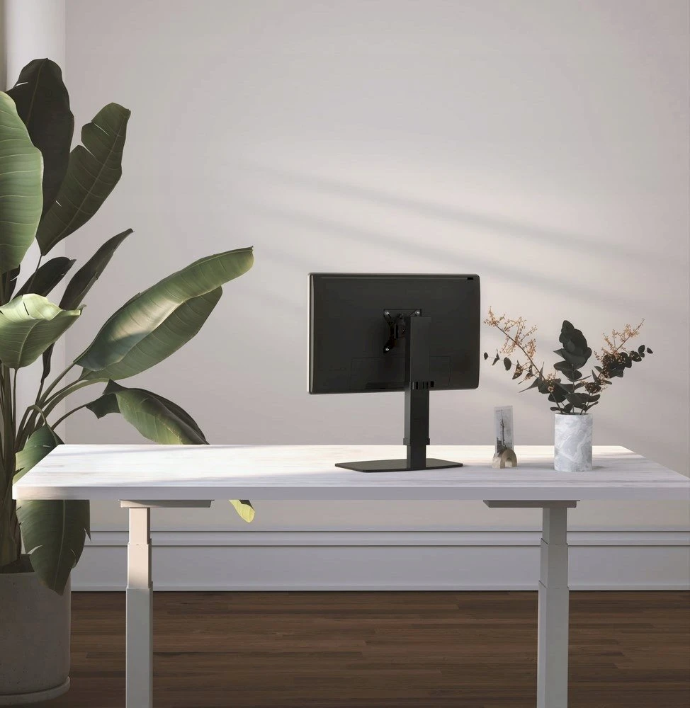 Gembird MS-D1ST-02 Height adjustable full-motion monitorius desk stand, 17"-32", juodas