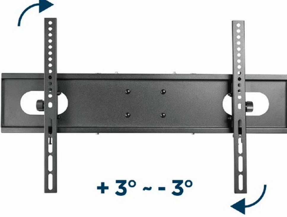 Gembird | Viso judesio sieninis laikiklis | WM-70ST-01 | Pakreiptas, pasukamas | 37-70 " | Maksimalus svoris (keliamoji galia) 35 kg | Juodas