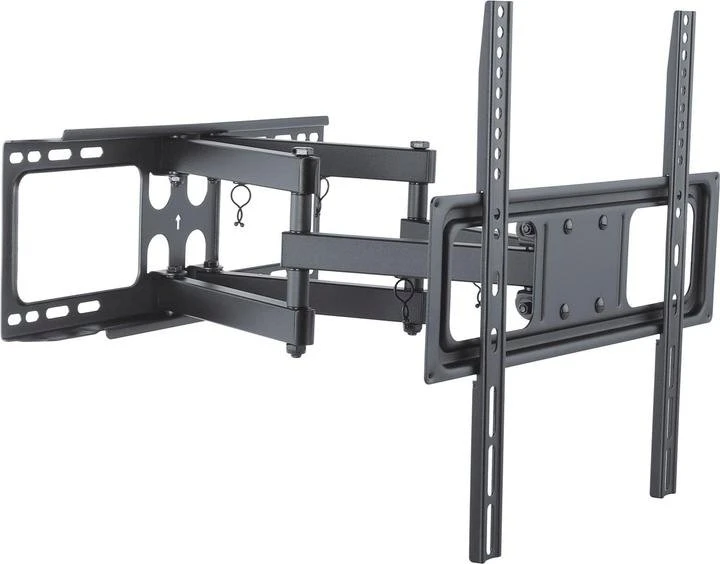 Gembird WM-90ST-02 televizoriaus sieninis laikiklis su pilno judesio funkcija, 43”-90”, juodas