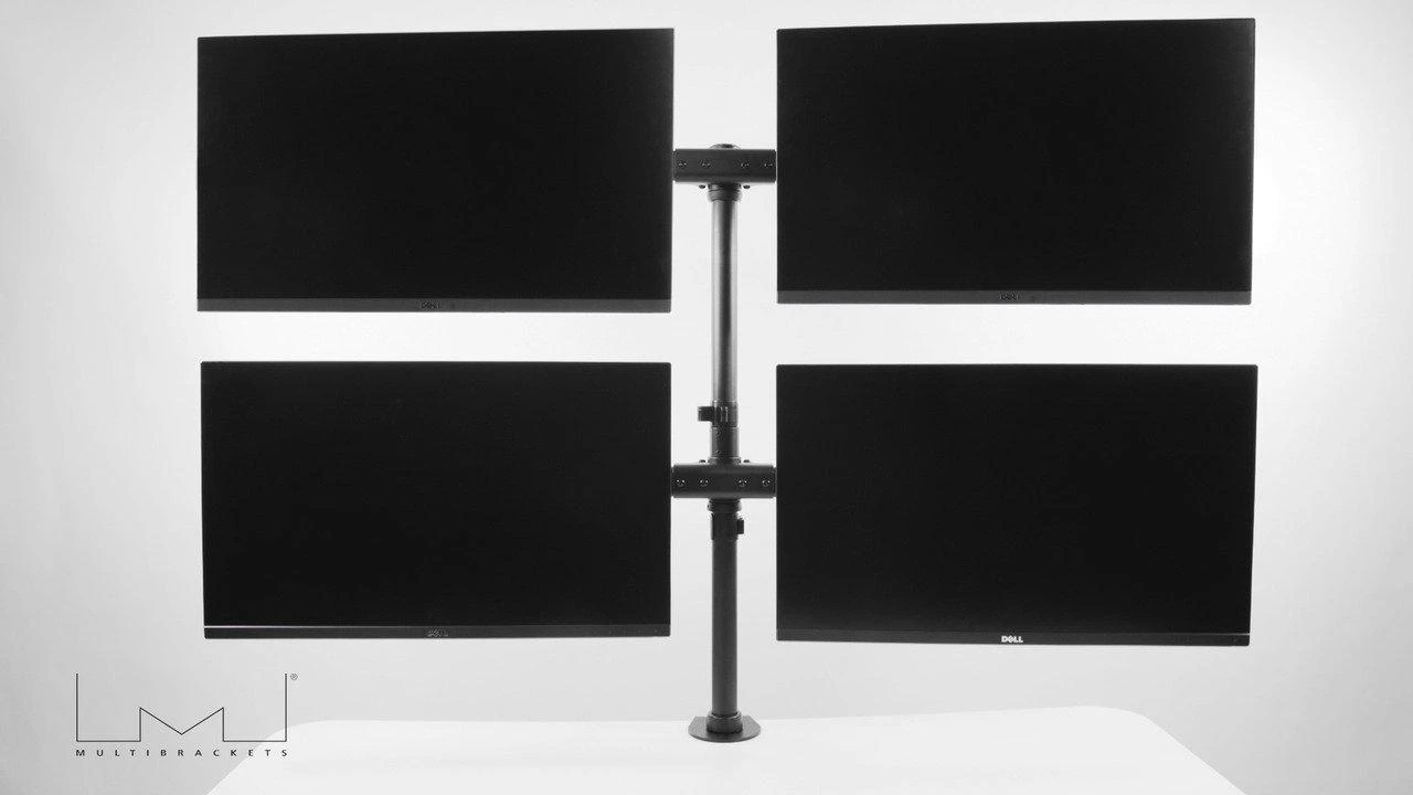 Laikiklis Multibrackets Daugiafunkciniai laikikliai MB DESKMOUNT BASIC QUAD Juodas MAX 7.5KG