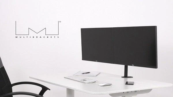 Laikiklis Multibrackets MB VESA DESKMOUNT OFFICELINE DUAL Juodas