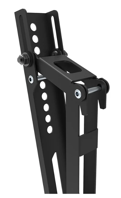 „MultiBrackets“ universalus sieninis laikiklis, pakreipiamas, mažas, 61 cm (24"), 139,7 cm (55"), 50 kg, 50 x 50 mm, 200 x 200 mm, juodas