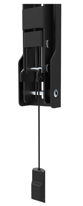 „MultiBrackets“ universalus sieninis laikiklis, pakreipiamas, mažas, 61 cm (24"), 139,7 cm (55"), 50 kg, 50 x 50 mm, 200 x 200 mm, juodas