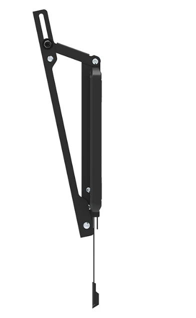 „MultiBrackets“ universalus sieninis laikiklis, pakreipiamas, mažas, 61 cm (24"), 139,7 cm (55"), 50 kg, 50 x 50 mm, 200 x 200 mm, juodas