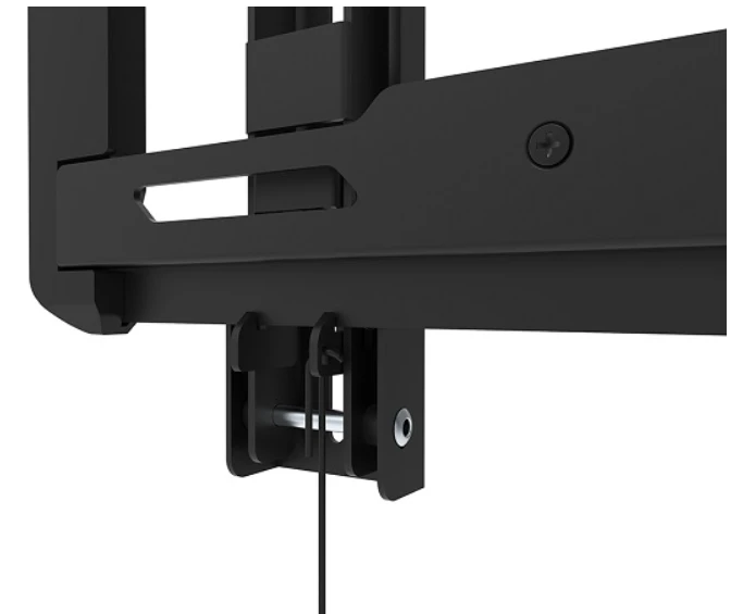 Multibrackets M Universalus sieninis laikiklis, pakreipiamas, vidutinio dydžio, juodas, 81,3 cm (32"), 165,1 cm (65"), 50 kg, 200 x 200 mm, 400 x 400 mm, juodas