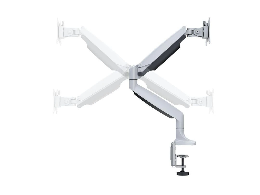 Laikiklis Multibrackets M DESKMOUNT GAS SPRING SINGLE Baltas