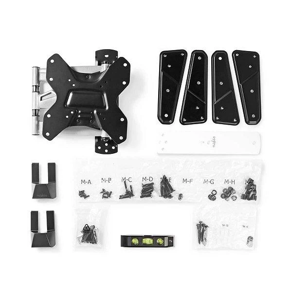 Laikiklis Nedis Wall Mount Full Motion - skirtas ekranams nuo 26 iki 42 colių, pakreipimas +8°/-12°, keliamoji galia 30kg