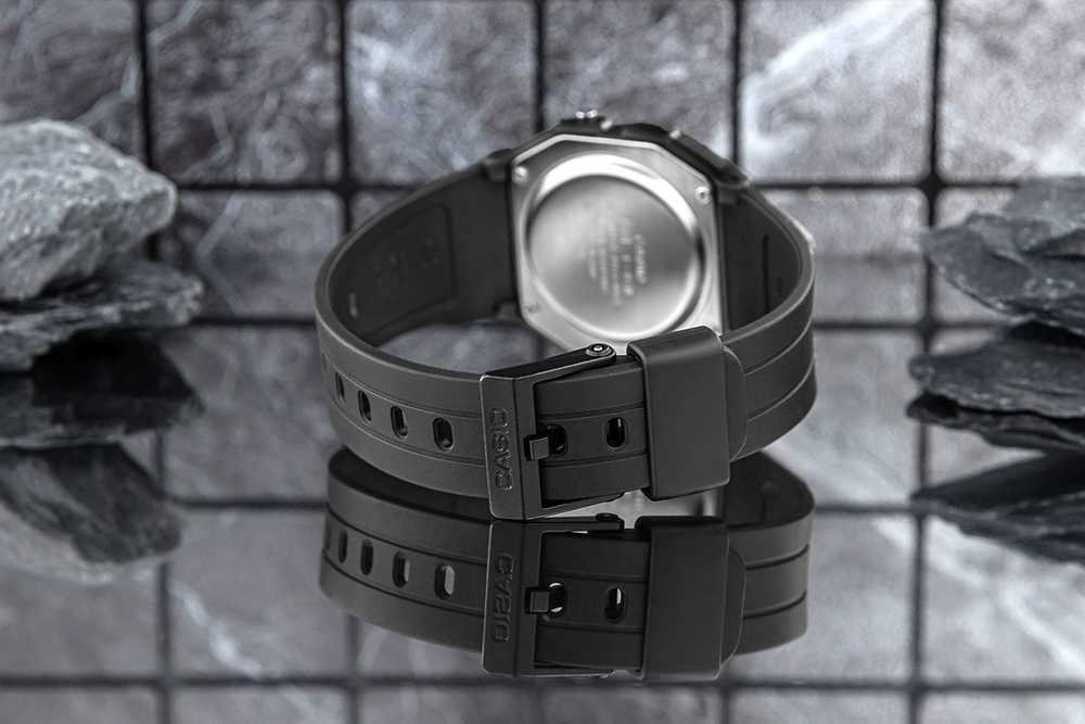 Laikrodis CASIO MEN'S WATCH F-91WB-1ADF + BOX