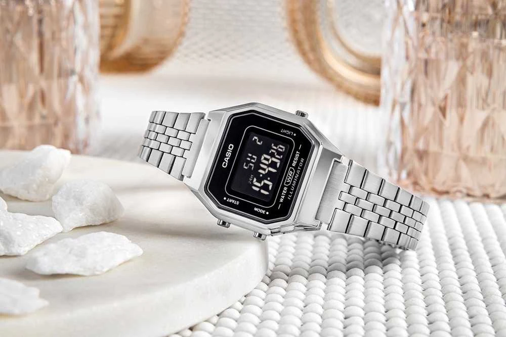 Laikrodis DAMSKI CASIO LA680WA-1B (zd631c)