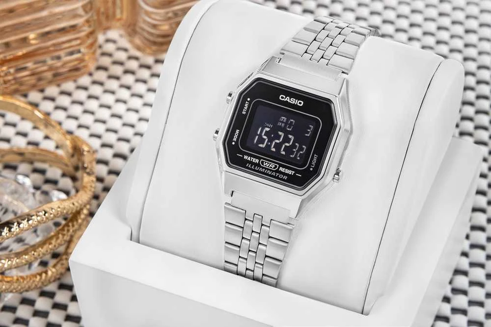Laikrodis DAMSKI CASIO LA680WA-1B (zd631c)