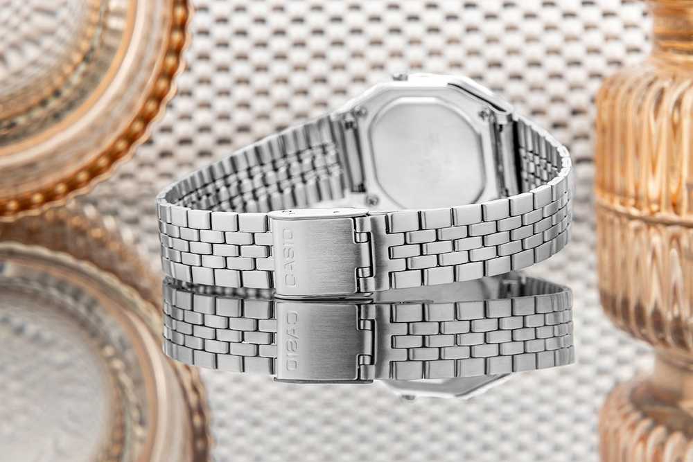 CASIO LA680WA-2C MOTERIS LAIKRODIS (zd631i) + DĖŽĖ
