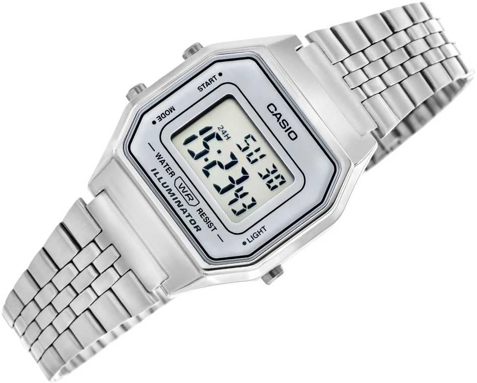 Laikrodis moterims CASIO LA-680WA-7 (zd631b) + BOX