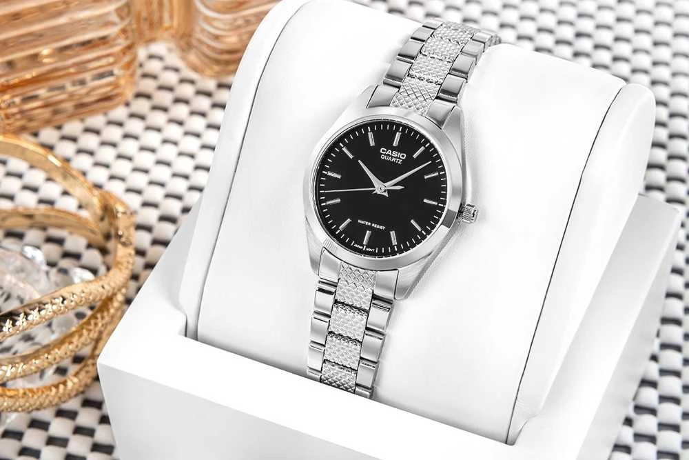 MOTERIŠKAS LAIKRODIS CASIO LTP-1274D-1A (zd532c) + DĖŽĖ