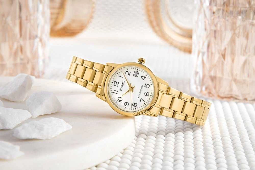 Laikrodis CASIO LTP-V002G-7B2UDF WOMEN'S WATCH (zd587g) + BOX