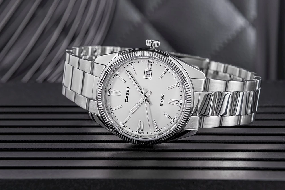 Casio MTP-1302PD-7A1VEF rankinis laikrodis Kvartcas Nerūdijančiojo plieno