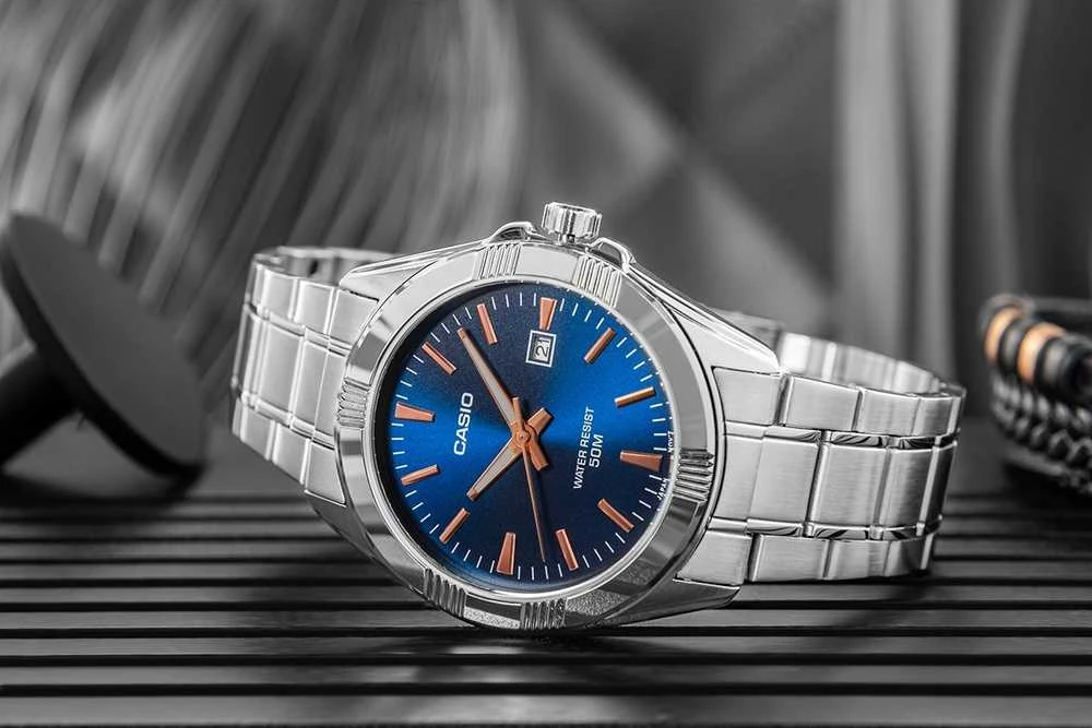 Laikrodis CASIO MTP-1308D-2A MEN'S WATCH (zd177b) + BOX