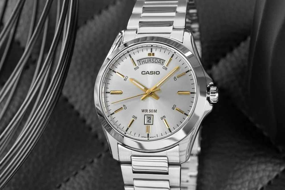 Vyriškas laikrodis CASIO MTP-1370D-7A2V (zd025d) + BOX