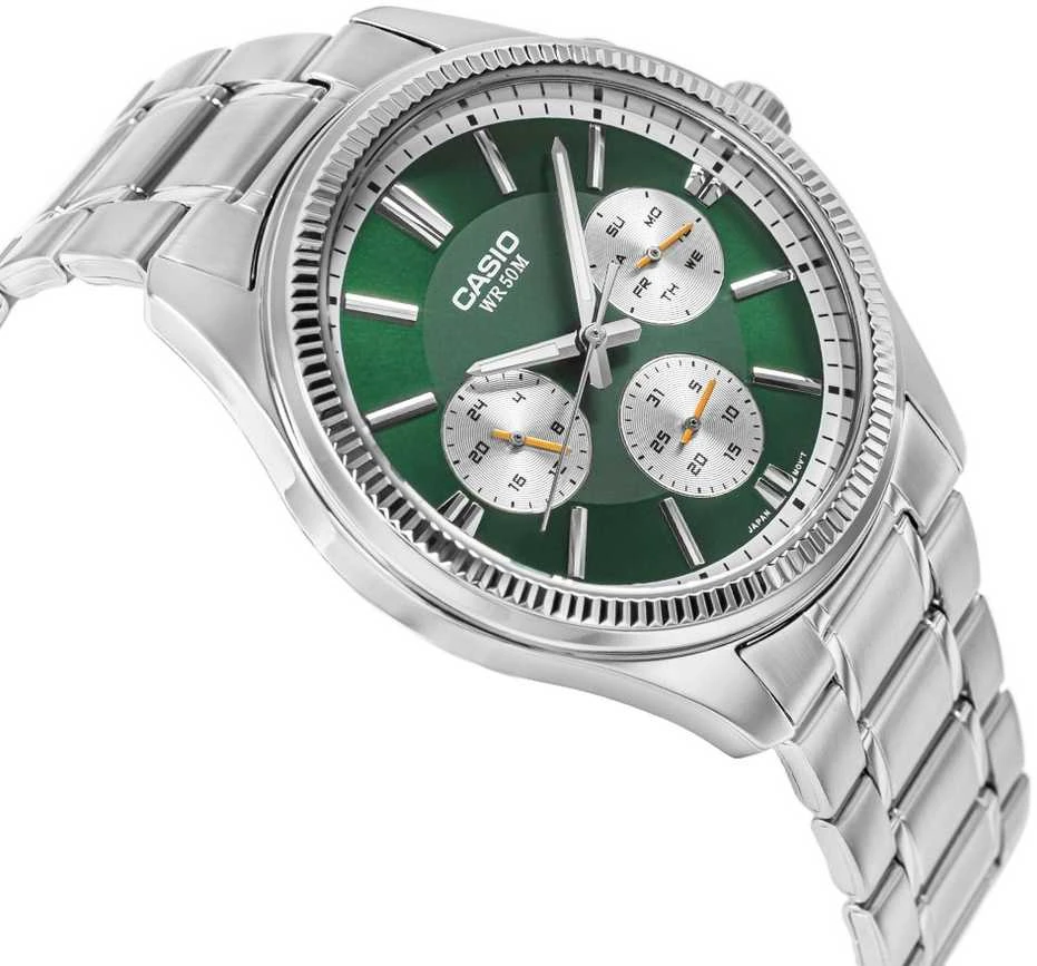 Vyriškas laikrodis CASIO MTP-1375D-3AVDF (zd112f) + BOX