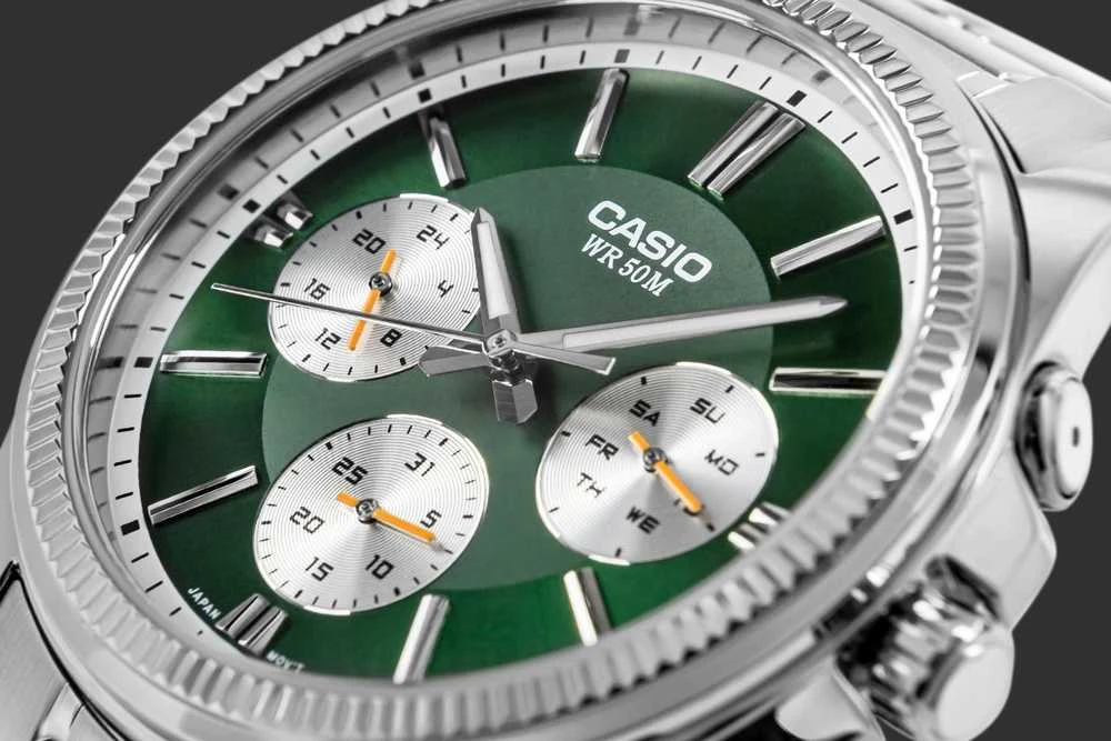 Vyriškas laikrodis CASIO MTP-1375D-3AVDF (zd112f) + BOX
