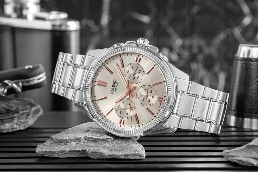 Vyriškas laikrodis CASIO MTP-1375D 7A2VDF (zd112c) + BOX